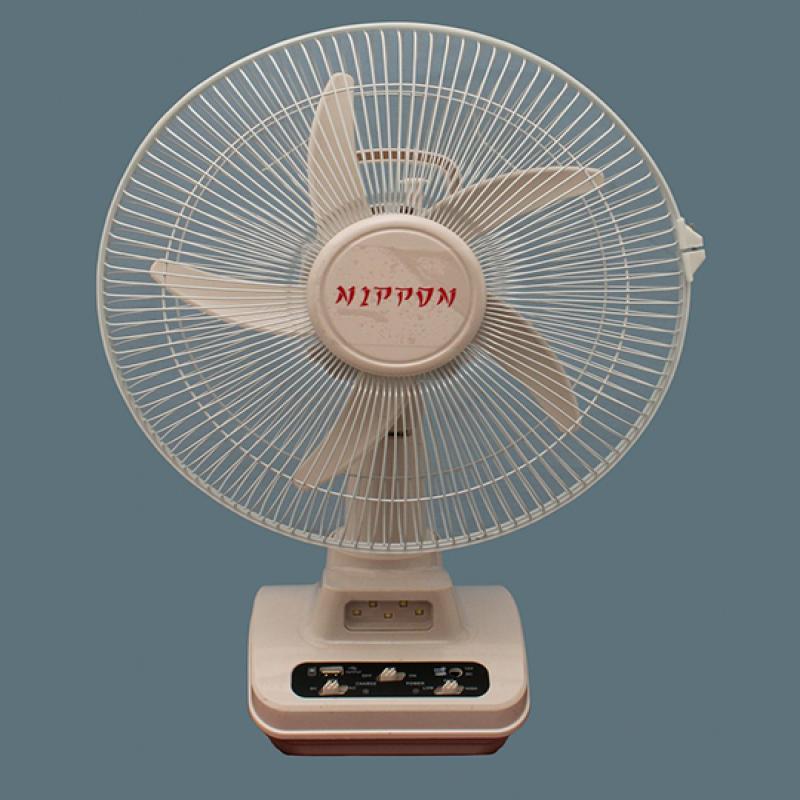 rechargeable table fan 12