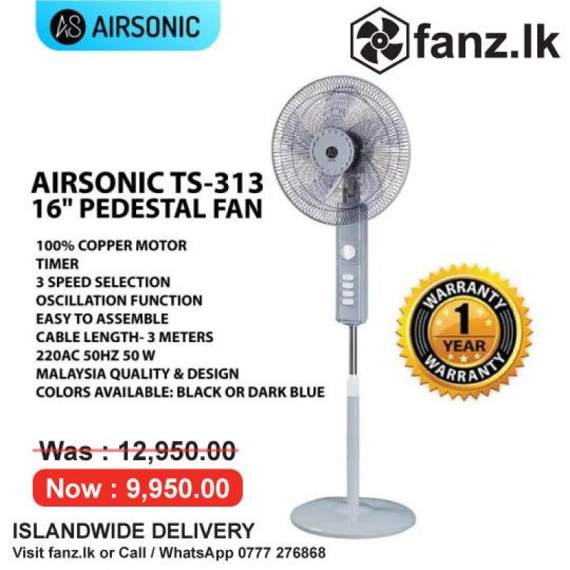 airsonic stand fan 16inch - model no 313