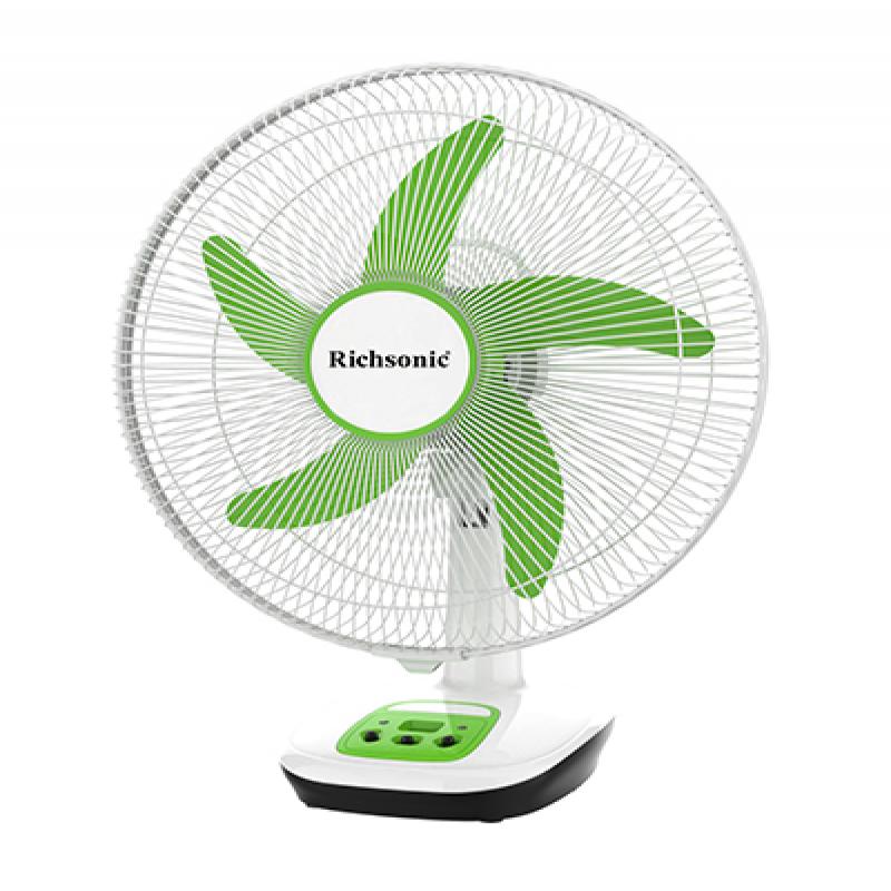 Richsonic 16Inch 5 blades Rechargeable Table Fan RDFT-637RC